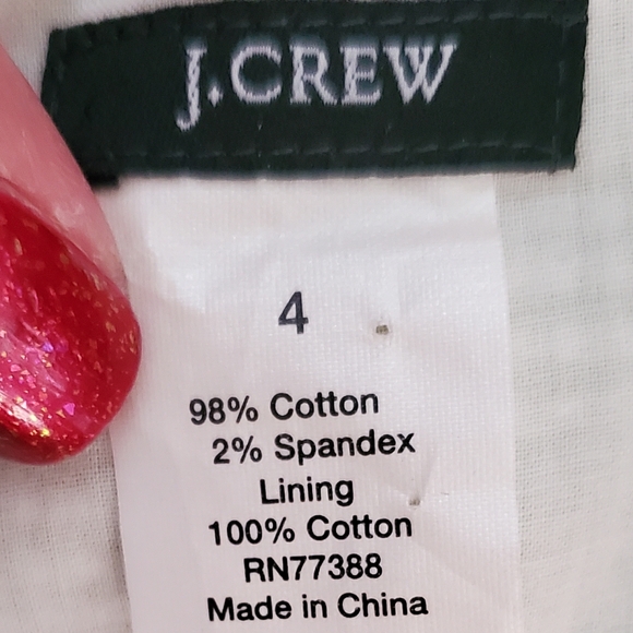 💐💐J.Crew Crop Plaid Pink Flamingo Crop Top. Size 4. - Picture 4 of 10